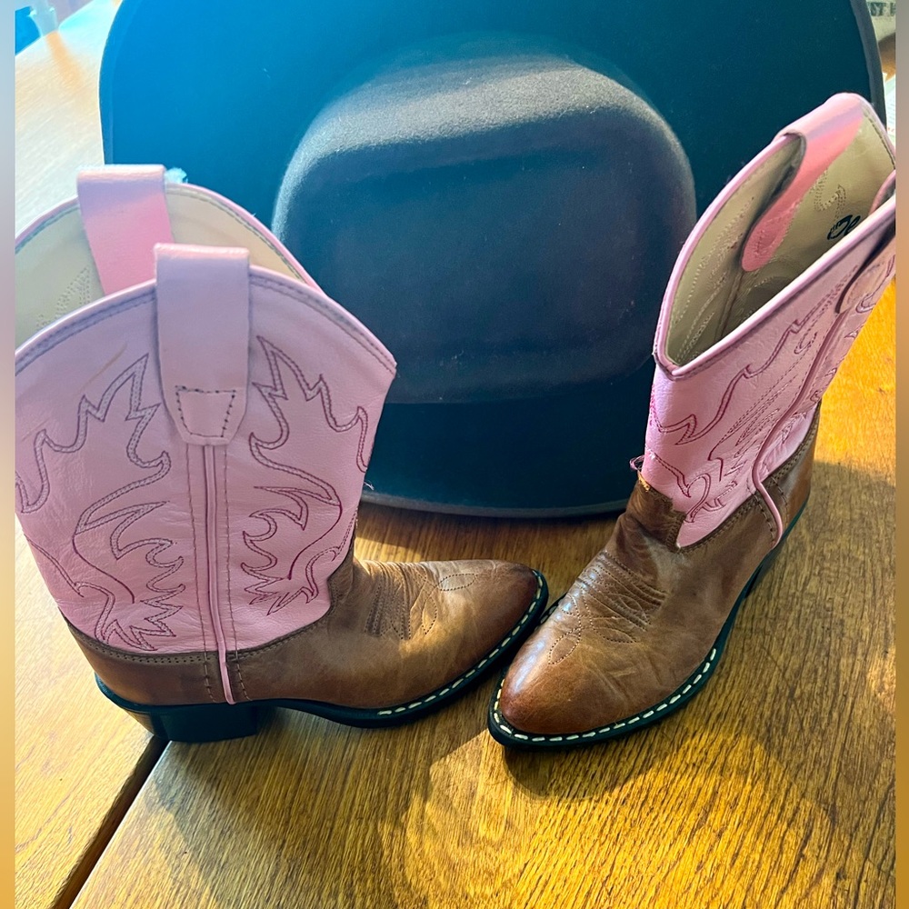 🔥🔥old west girls boots size 12 🔥🔥